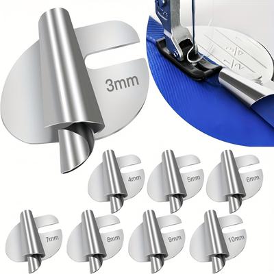TEMU Set Of 8 Sewing Machine Accessories Including A Rolled Hem Foot For Sewing . Image