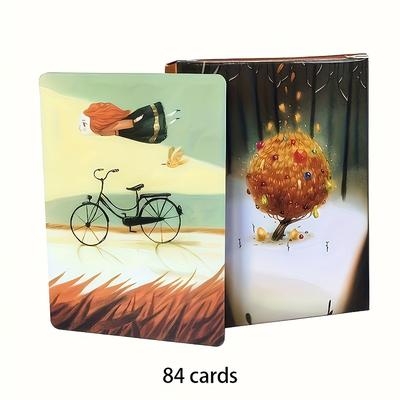 TEMU Popular Table Game Cards For Family And Party Entertainment - Paper Material, Featuring Vibrant And Imaginative Designs With