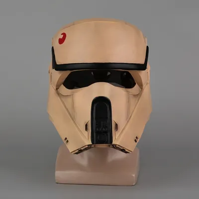 Rogue One Vollkopfmasken, orangefarbener Helm, Halloween-Maske, Maskerade, Karneval, Bühnenauftritt, Image