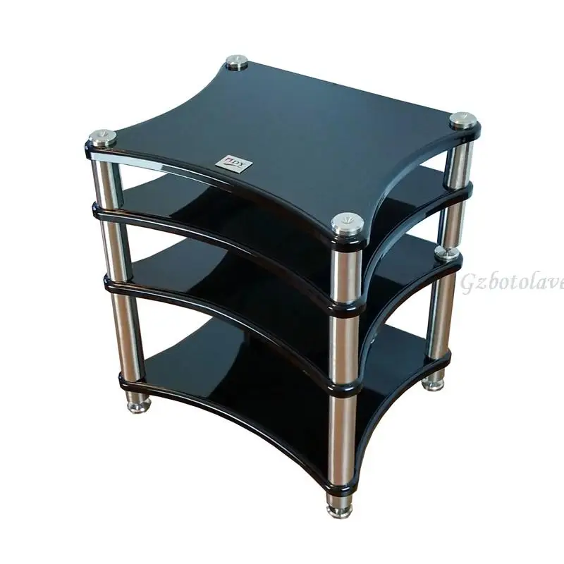 Massivholz Hifi Verstärker Rack Audio Verstärker CD Schrank Lautsprecher Audio Verstärker Ausrüstung Stoßdämpfer Nagel Regal