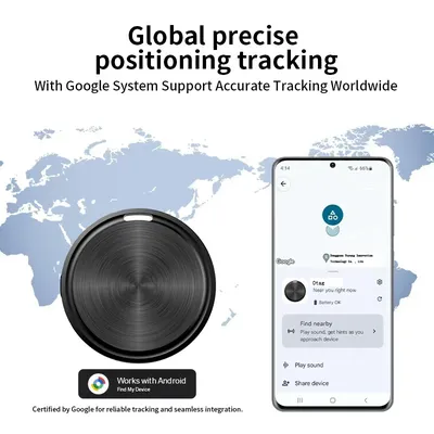 Android Tracker Airtag Google Find My Device Smart Tag Bluetooth Locator Tracking Global Positioning Anti-lost