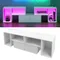Meuble TV avec panneau lumineux LED, ensemble de panneaux de support avec tiroir lumineux LED, meubles de salon et de maison