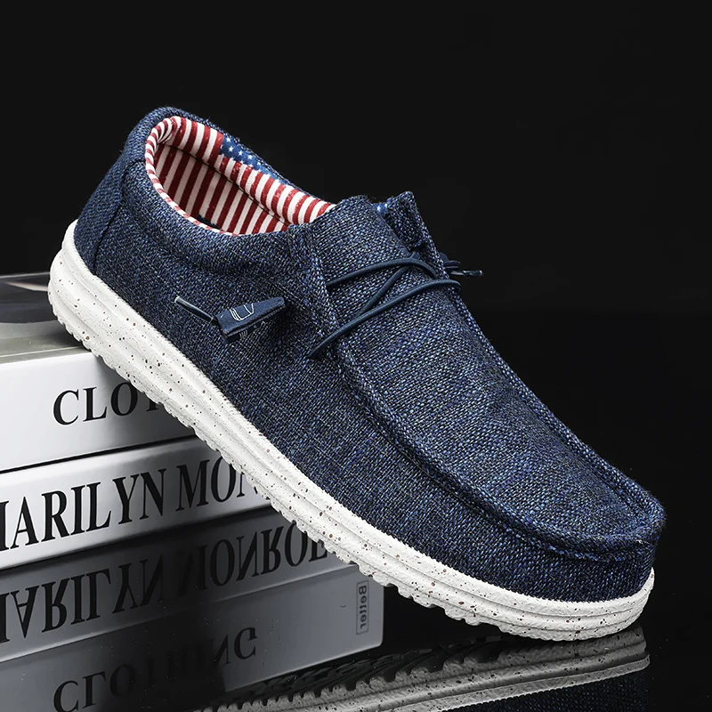 Hommes chaussures décontractées grande taille chaussures mocassins légers décontracté un pied chaussures hommes chaussures de marche confortables baskets chaussures pour hommes