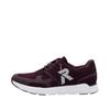Slip-On Sneaker RIEKER SPORT "Preston", Damen, Gr. 43, lila (brombeere), Textil, Nubuklederimitat, sportlich, Schuhe, Freizeitschuh, Halbschuh, Schlupfschuh mit Gummizug