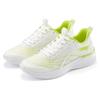 Sneaker LASCANA "Halbschuh, Schnürschuh, Freizeitschuh", Damen, Gr. 41, grün (weiß, lime), Obermaterial: 100% Textilmaterial. Futter: 100% Textilmaterial. Decksohle: 100% Textilmaterial. Laufsohle: 100% Synthetik, mehrfarbig, kontrastfarbene...