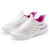 Sneaker LASCANA "Halbschuh, Schnürschuh, Freizeitschuh", Damen, Gr. 36, lila (weiß, lila), Obermaterial: 100% Textilmaterial. Futter: 100% Textilmaterial. Decksohle: 100% Textilmaterial. Laufsohle: 100% Synthetik, mehrfarbig, kontrastfarbene...