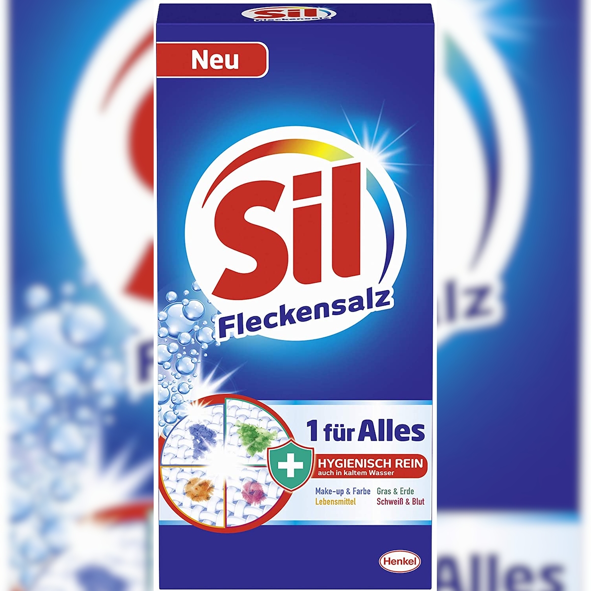 Sil 1 für Alles Fleckensalz Fleckenentferner 500 g Reiniger Reinigungsmittel Image