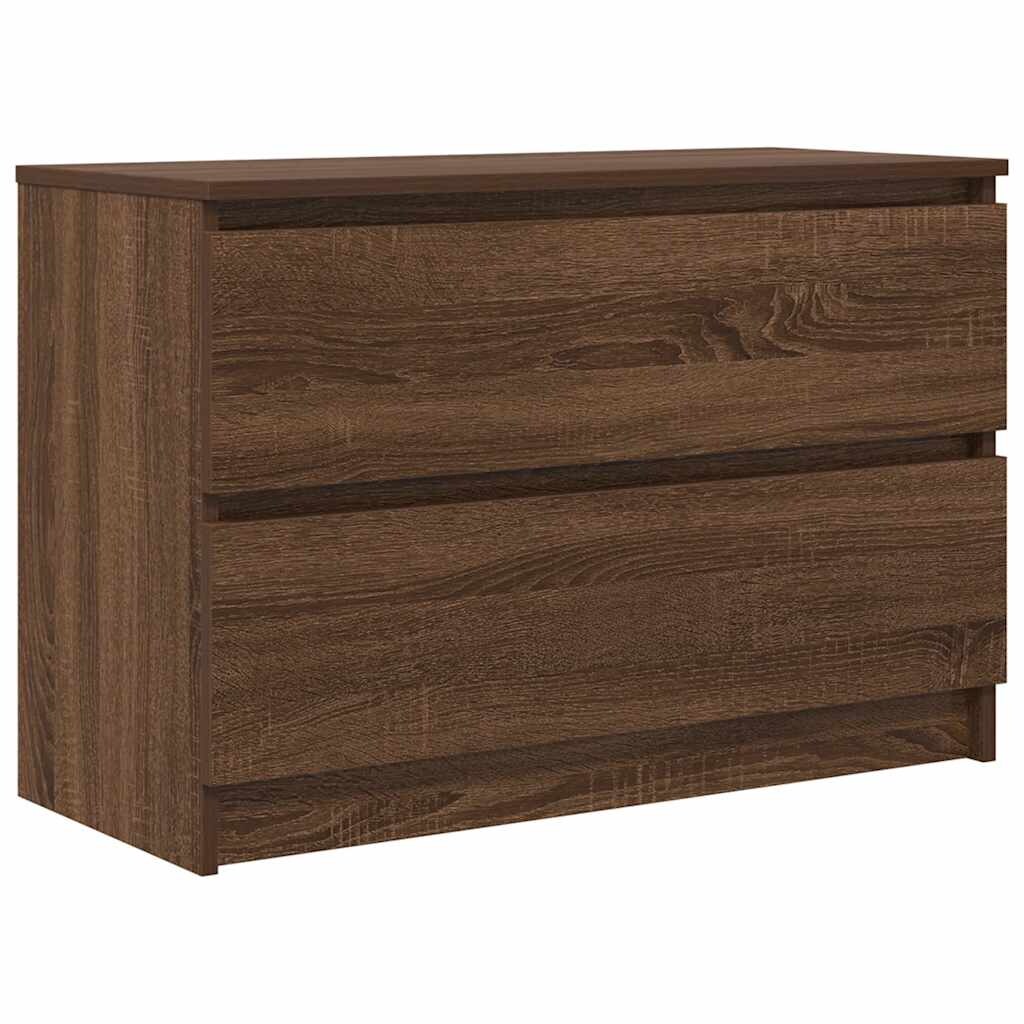 vidaXL TV-Schrank Braun Eichen-Optik 80x35x54 cm Holzwerkstoff Image