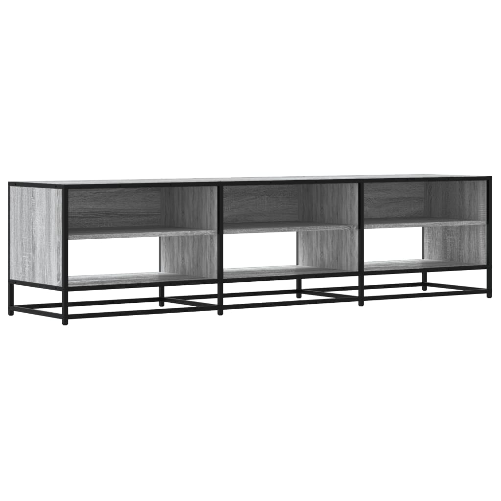 vidaXL TV-Schrank Grau Sonoma 180x40x46 cm Holzwerkstoff Image