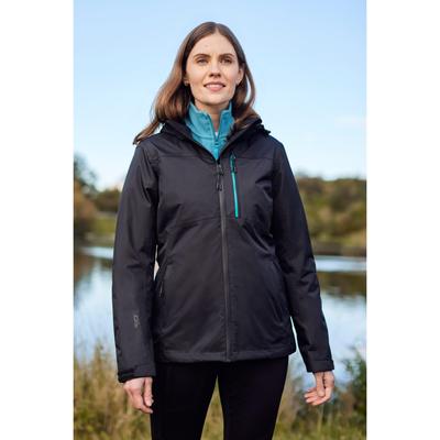 Mountain Warehouse - "Rainforest II Extreme" Jacke, wasserfest für Damen (Pechschwarz) Image