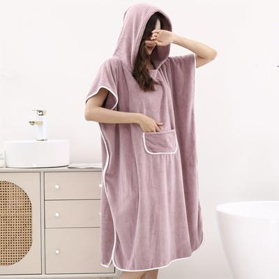 TEMU Women Can Wear Soft, Absorbent Bath Towels As Homewear Or Bath Dresses. Image