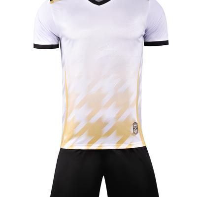 TEMU Men's 2-piece Soccer Sportswear Set - Breathable Moisture-wicking Quick-dry Jersey And Shorts For Football Training Image