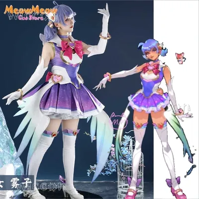 OW 2 DokiWatch Kiriko's Cosplay Overwatch 2 Kostüme Hautspiel Ausgefallene Kleidung Halloween Party Image