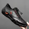 Neue 2025, Herbst, handgefertigt, Leder, lässige Herrenschuhe, Design, modische Turnschuhe, Herren-Müßiggänger, atmungsaktiv, niedrige Oberseite, flache Schuhe, Fahren