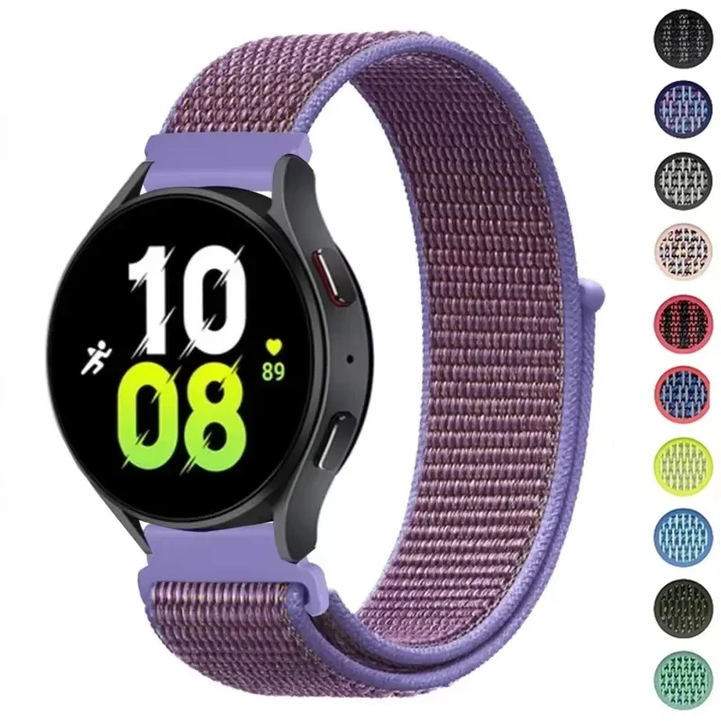 Band für Samsung Galaxy Watch 7/FE/4/5 Pro/6 Classic/Active 2 20 mm/22 mm Nylon Correa atmungsaktives Band Huawei Watch GT4-3-2e Armband Image