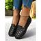 Damen Flache Schuhe Barfußschuhe Weiche Schuhe Schuhe mit weiter Passform Täglich Reise Muttertag Blumen Stickerei Flacher Absatz Runde Zehe Bohemien Urlaub Mode Spaziergang Kunstleder Loafer