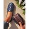 Damen Flache Schuhe Barfußschuhe Weiche Schuhe Schuhe mit weiter Passform Täglich Reise Muttertag Blumen Stickerei Flacher Absatz Runde Zehe Bohemien Urlaub Mode Spaziergang Kunstleder Loafer