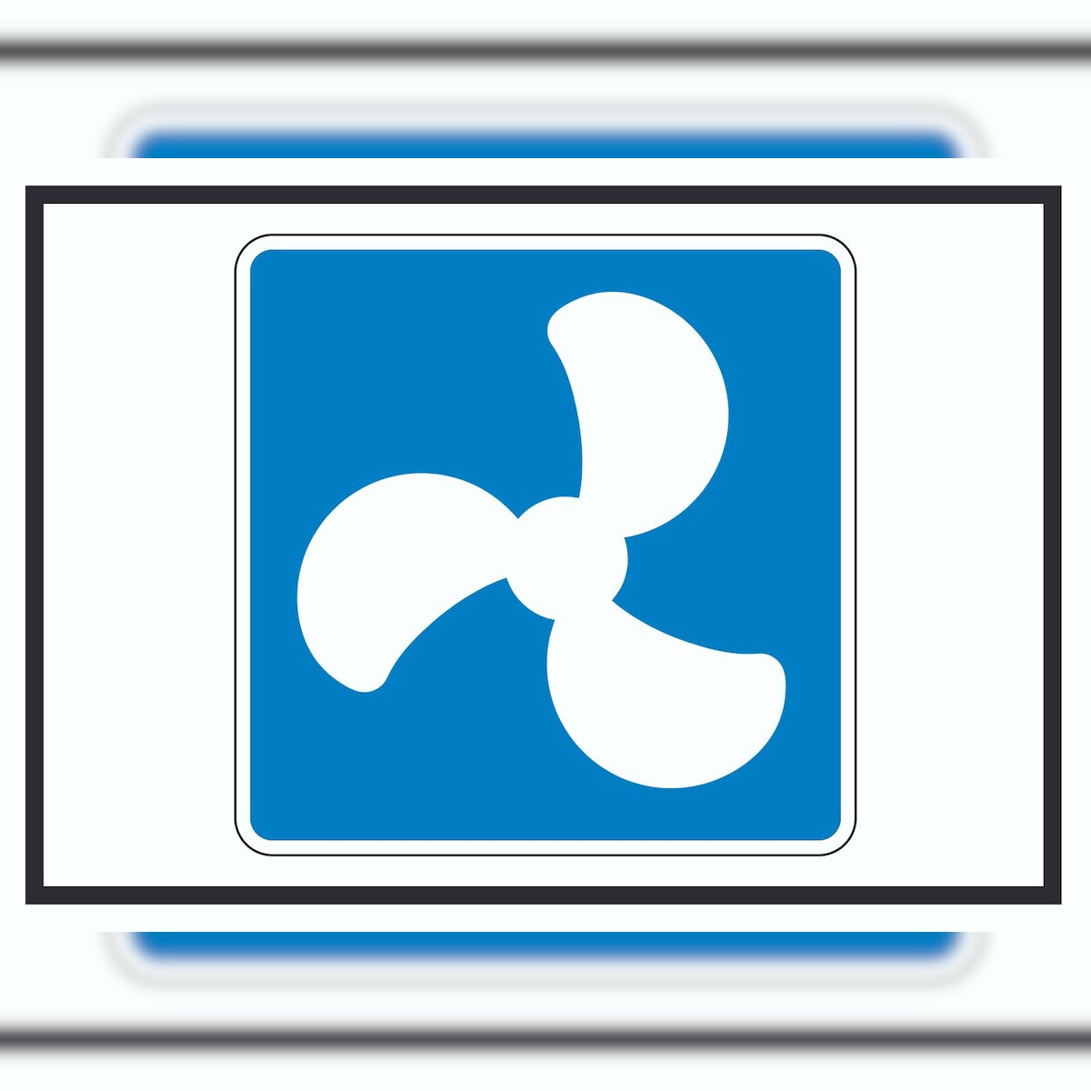 HB-Druck Motorboote erlaubt Symbol A5 (148x210mm) Image