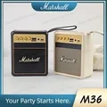Altoparlante wireless Bluetooth portatile retrò Marshall M36 con IPX7 impermeabile, vero stereo wireless per altoparlante esterno