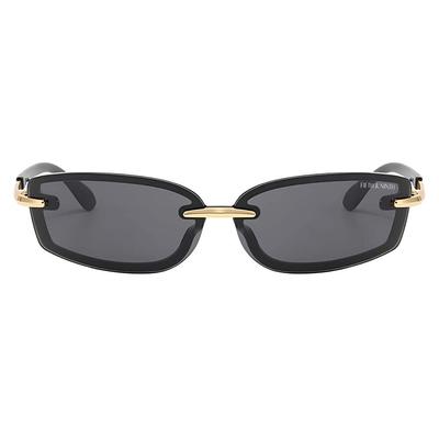 Women's Zuri Sunglasses by Fifth & Ninth in Black And Gold (Size ONE SIZE)