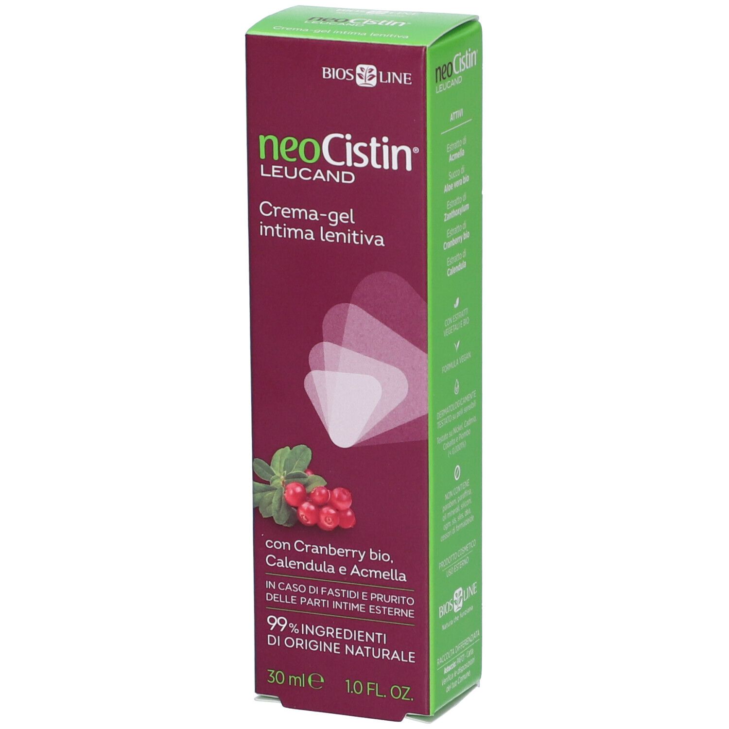 Neocistin Leucand Crema-Gel Intima Lenitiva 30 ml Crema