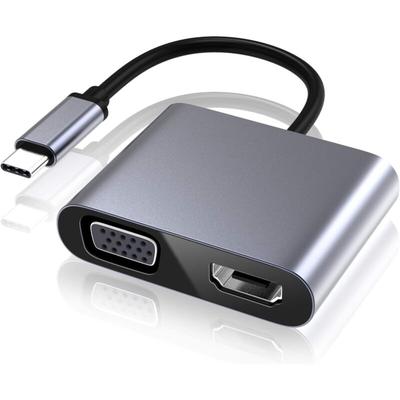 Csparkv - usb c auf vga hdmi Adapter, Typ c auf vga hdmi 4K uhd Konverter Adapter kompatibel mit Image