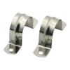 Linghhang - 25 mm/0,98 Zoll 2 Stück Rohrschelle 304 Edelstahl Rohrschellen U-förmige Rohrgurte