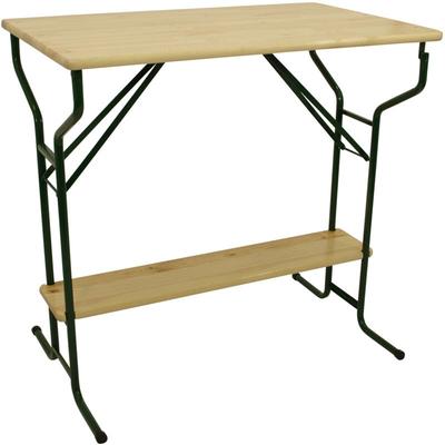 Stehtisch bamberg 113cm klappbar, Metall + Holz lackiert, mit Fuss-Stütze Image