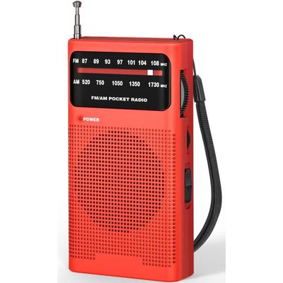 Tragbares Radio, Transistor-Taschenradio mit hervorragendem Empfang, hervorragender Klangqualität,