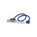 Startech.com 2 porte usb 3.0 superspeed con connessione alla scheda madre - 2x usb 3.0 a femmina