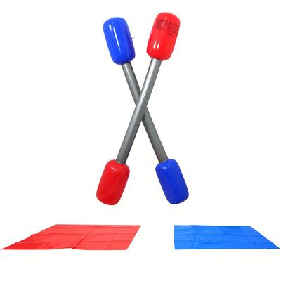 TEMU 2pcs Inflatable Fighting Sticks Lawn 's Fighting Game Parent- Interactive Game Interactive Fighting Sticks Thickened Pvc Material Toy Fighting Sticks Image