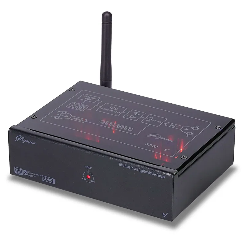 Verlustfreier HiFi-Fieberpegel LDAC/APTX-Bluetooth-Player mit zwei 9038-Chips und 5125 Qualcomm DAC-Decoder Image