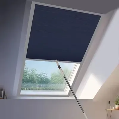 Manual Skylight Honeycomb Blinds Customization Cellular Shades Full Blackout Fabric Curtains For The Living Room