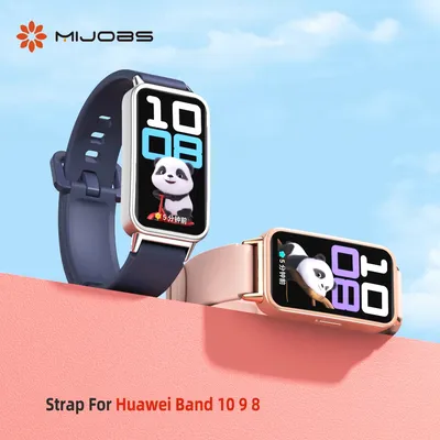 Silikonarmband für Huawei Band 10, Armband für Huawei Smart Band 10, Armband, Huawei Band 9 8, Uhrenarmband-Ersatz Image