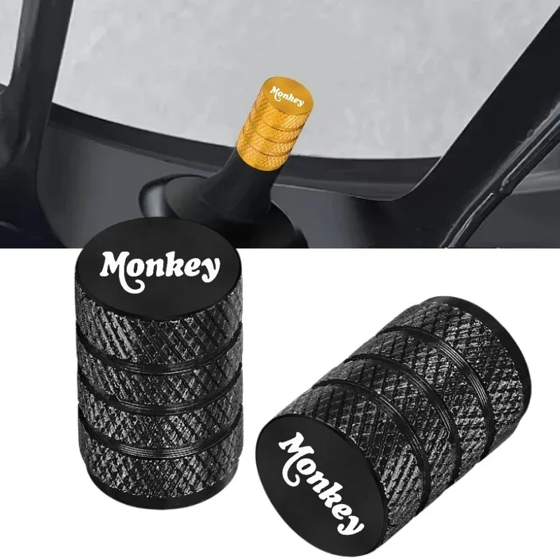 6 farben Motorrad Zubehör Universal Staubdicht Luftdicht Rad Reifen Luft Ventil Kappe Abdeckungen Für Honda Z125 Monkey Z125 Z-125 Image