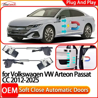 Für Volkswagen VW Arteon Passat CC 2012-2025 Automatischer elektrischer Soft-Close-Türschließer Power Closing Door Comfort Closing System