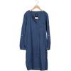 Tom Tailor Damen Kleid, Gr. 44, blau, kein Etikett