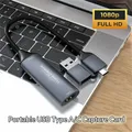 Scheda di acquisizione video portatile tipo C/A USB 3.0 FHD1080P @ 60Hz UVC Phone Win Mac OS per