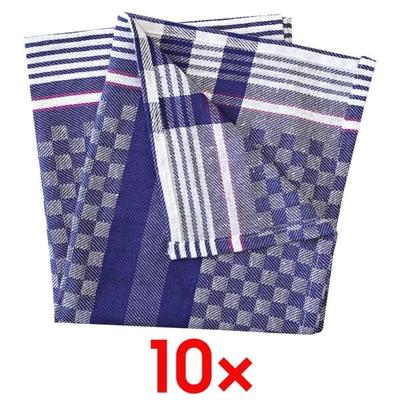 HYGO STAR 10er-Pack Grubenhandtücher »Light« blau, 50 cm