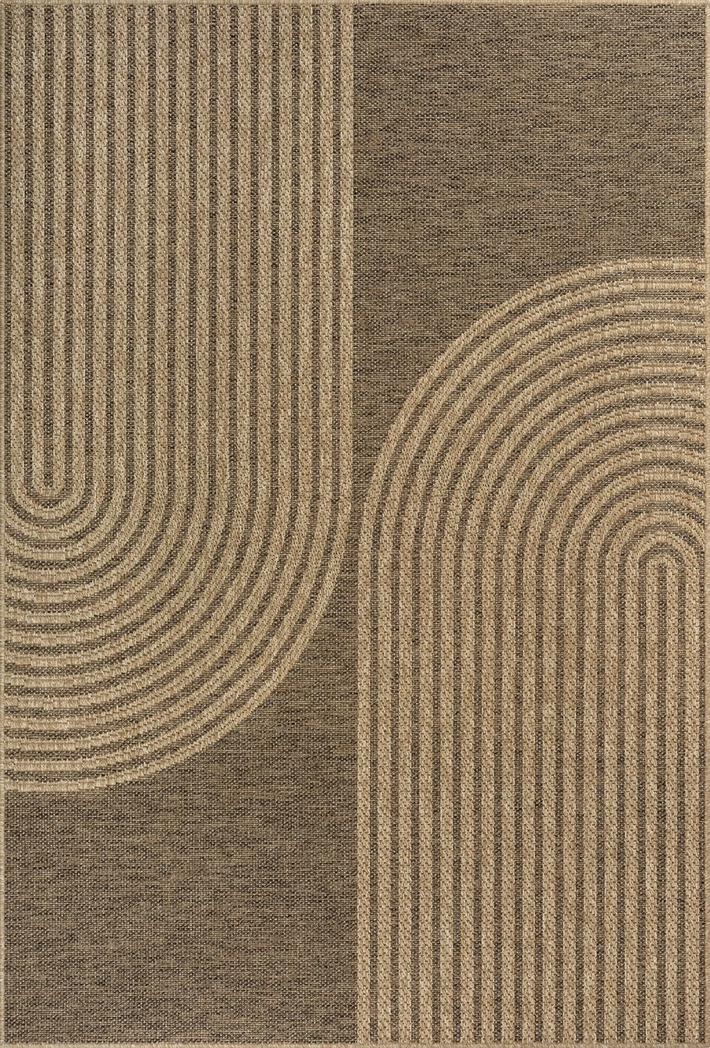 Tappeto esterno design juta terrazza - Nature - 140 x 200 cm