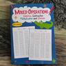 TEMU Addition, Subtraction, Multiplication & Division With - Educational Paper Book 8-12, Blue, Learning Aid | Educational Book | Easy-to-read Pages, Math Book