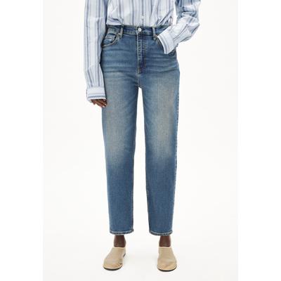 MAIRAA - Frauen Mom Fit Jeans - blau (Größe: 34/30) Image