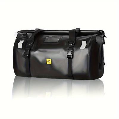 TEMU Motorcycle Luggage Tail Bags Back Seat Bags, 40l Travel Bag Motorbike Scooter, Waterproof Sport Rear Seat Bag Pack, For For Image