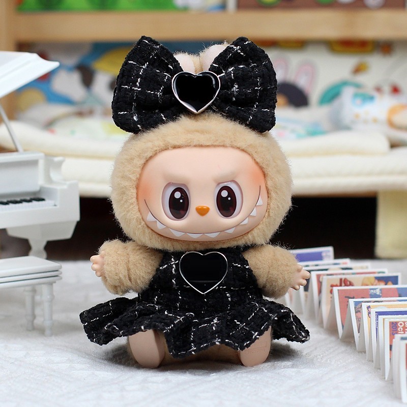 Clothes Set for 17cm Dolls ForLabubu Fashion Clothes Accessories Outfit Suitable for 6.69inch (17cm) Doll Soft Cotton Clothing Replacement No Doll ONLY Clothes Christmas Gift