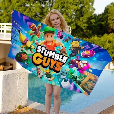 S-Stumble G-Guys Game Beach Towel Colorful Bath Towels For Girl Microfiber Quick Dry Custom Sand Free Beach Yoga Spa Gym Pool