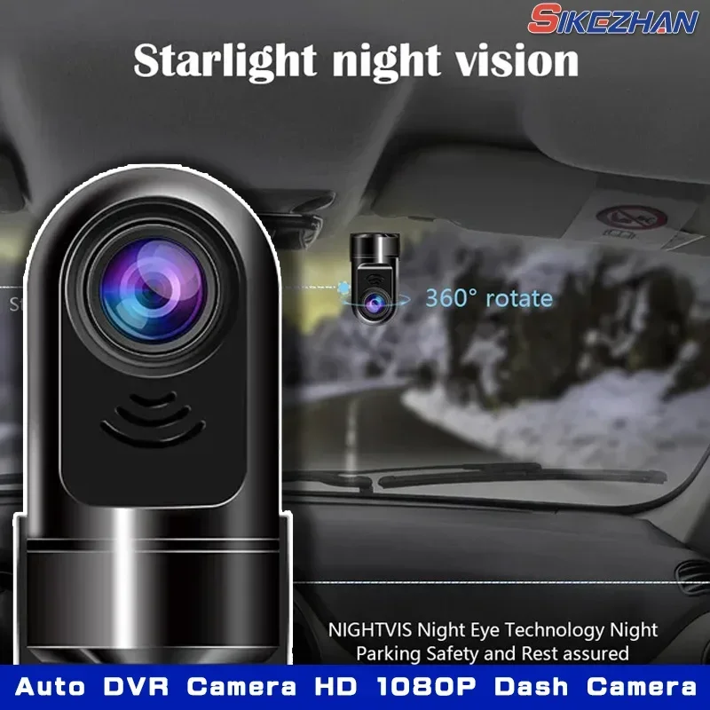 Mini HD Auto DVR Kamera HD 1080P Dash Kamera USB Loop Record G-sensor Auto Recorder für Android Radio 24 Stunden Parkmonitor Image