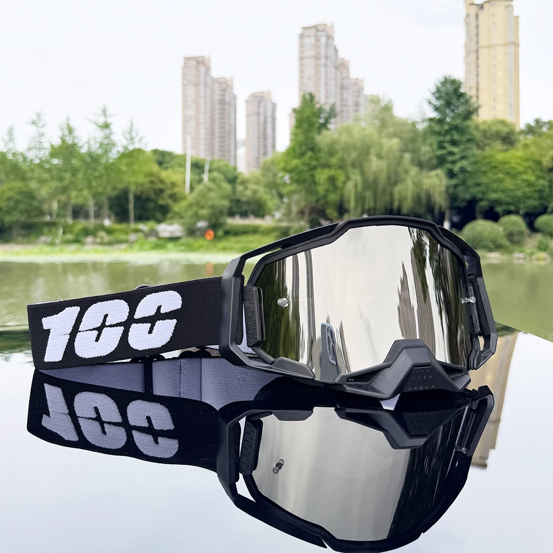 Heißer Motorrad Brille Männer Motocross Brille Helm MX Moto Dirt Bike ATV Ski Outdoor Sport Glas Roller Googles Maske Radfahren Image