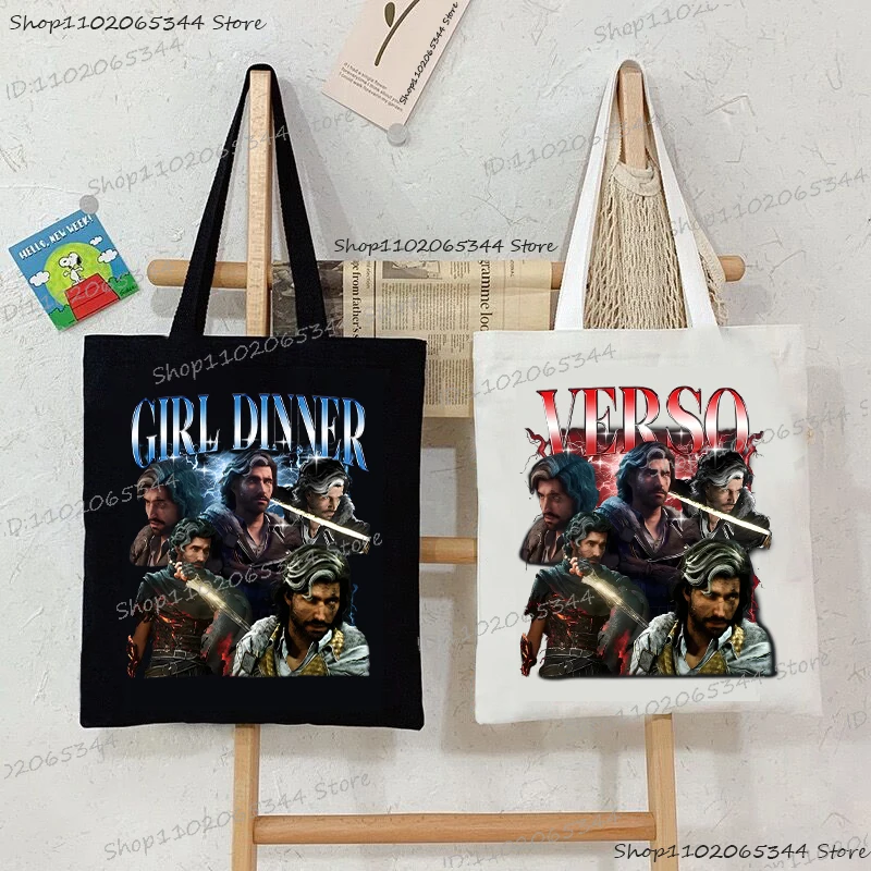 Jeu Clair Obscur Expedition 33 impression sac fourre-tout drôle mode jeu Fan cadeaux femmes hommes sac à main mode expédition 33 sac à bandoulière