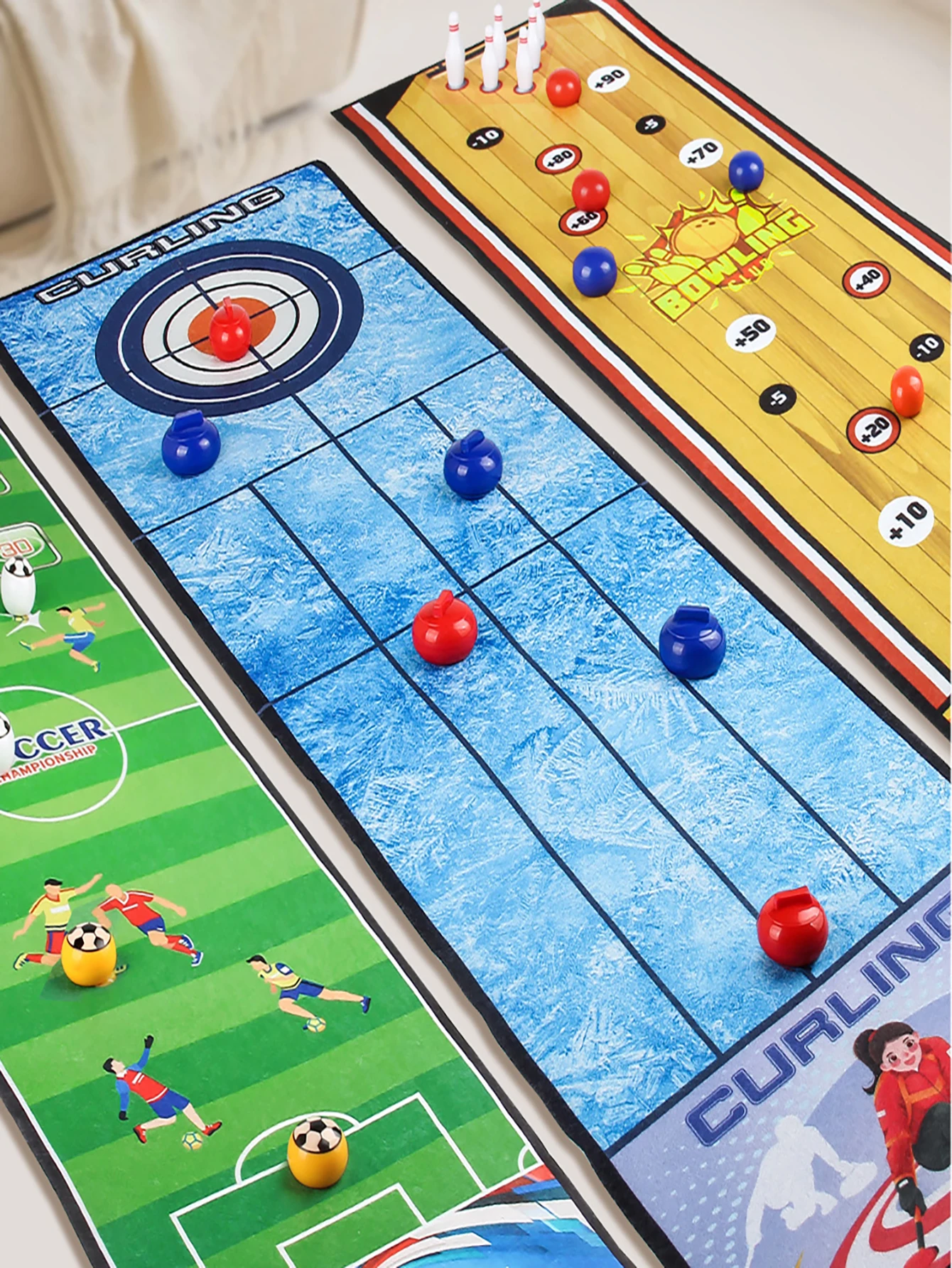 Jeux de société pour enfants, jeu de stratégie de curling de table pour la nuit de jeux en famille, jeux familiaux amusants pour enfants et adultes, jeux de fête
