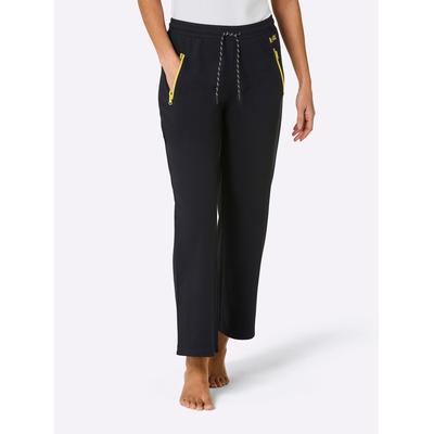 Dehnbund-Hose FEEL GOOD, Damen, Gr. 22/23, Kurzgrößen, schwarz, 50% Baumwolle, 50% Polyester, unifarben, gemustert, mehrfarbig, Hosen Image